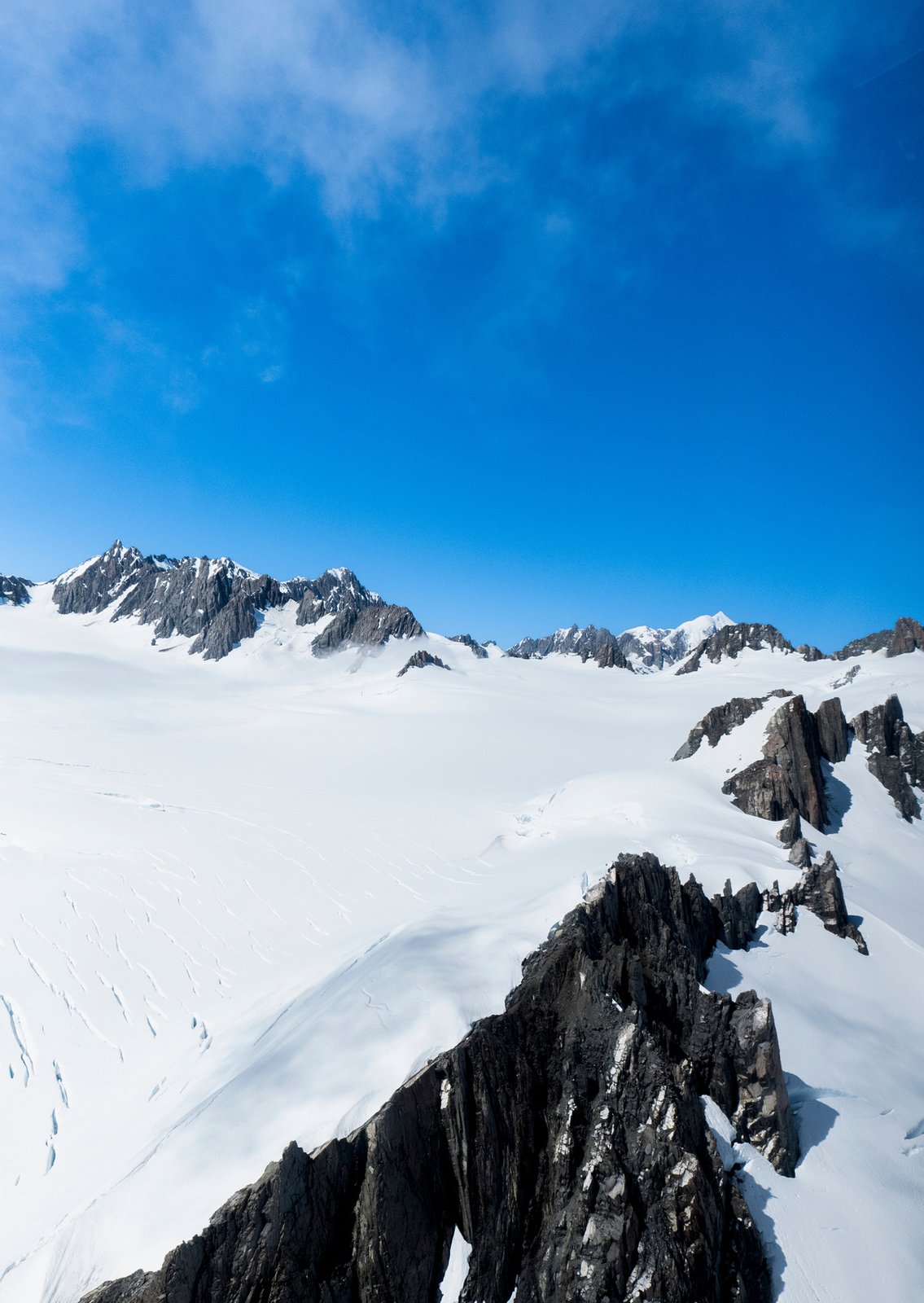 Glacier in New Zealand