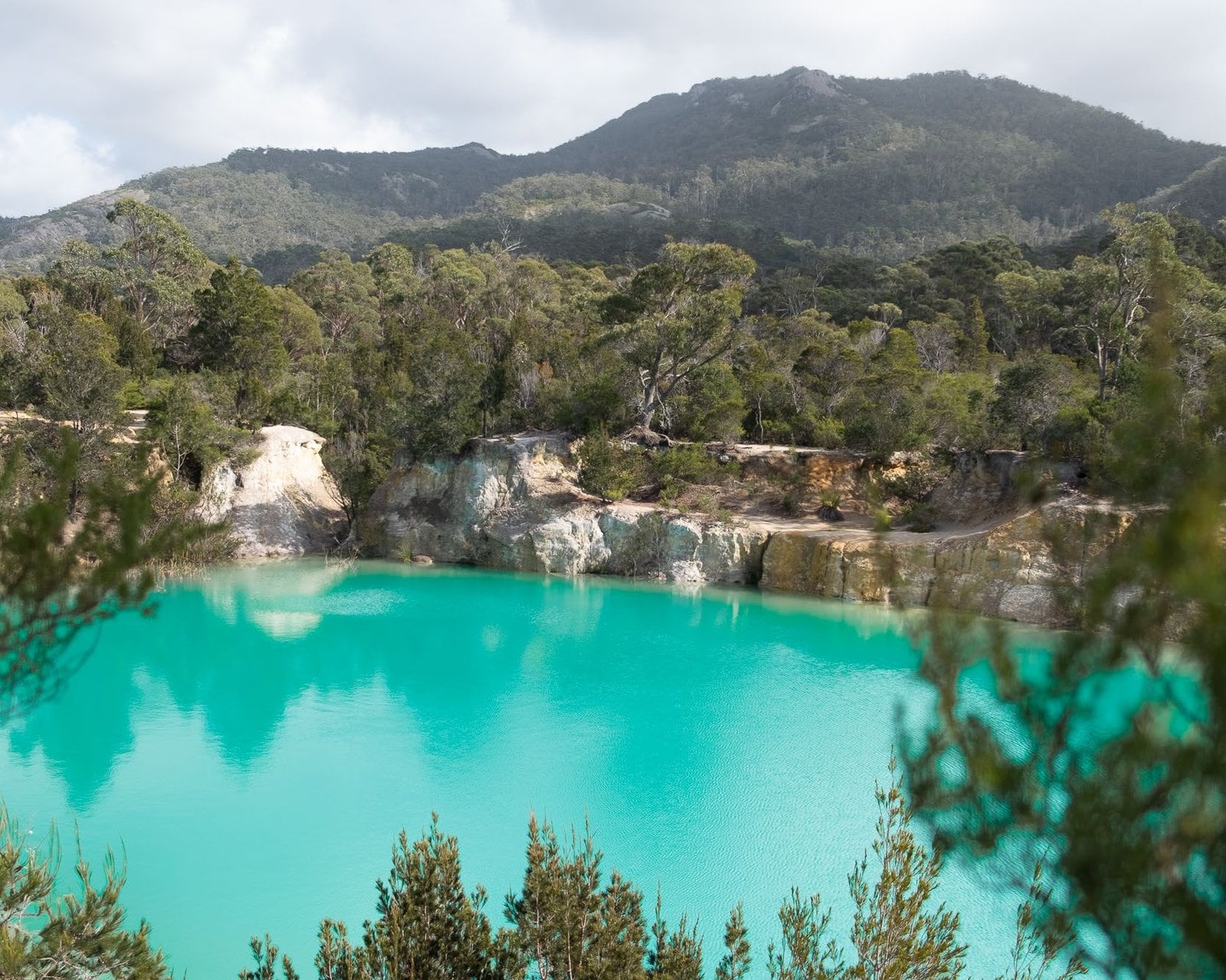 Little Blue Lake in Tasmania